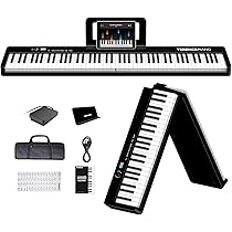 Amazon | TERENCE 電子ピアノ 88鍵盤 折り畳み式 10Wデュアル